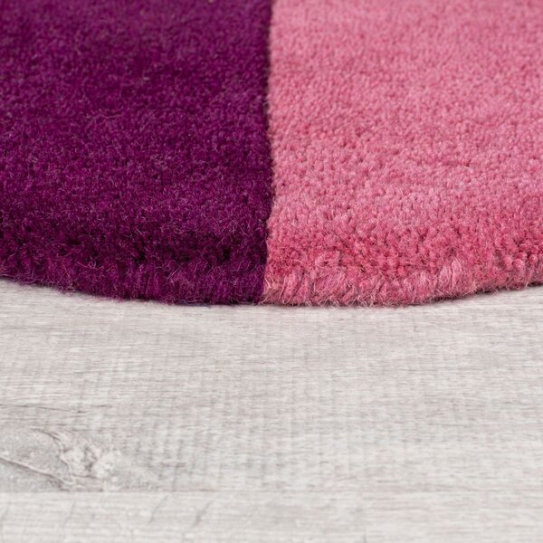 Килим, Mia Textured Scallop Flair Rugs, розов/лилав, 120x170 см