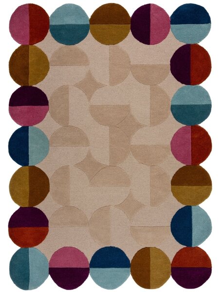 Килим, Mia Textured Scallop Flair Rugs, розов/лилав, 120x170 см