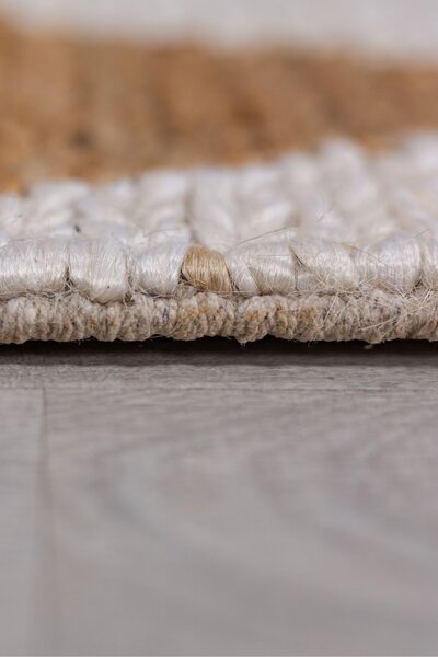 Килим, Effie Diamond Jute Flair Rugs, светлобежов, 160x230 см