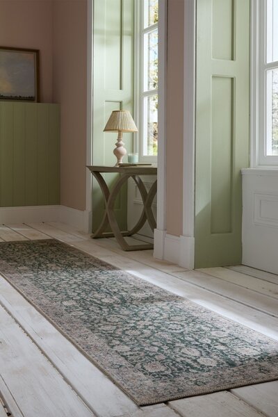 Килим пътека, Beau Floral Flair Rugs, зелен, 60x230 см