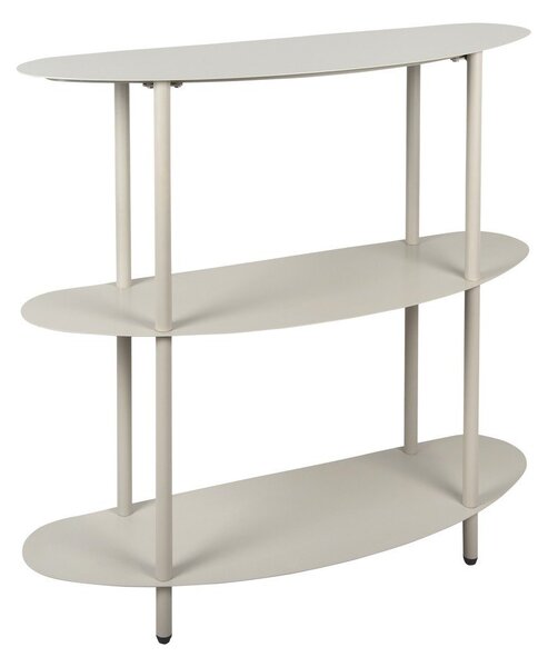 Сив метален стелаж 90x82x28 cm Riqueza – Leitmotiv