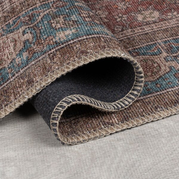 Килим, Cyra Washable Flair Rugs, червен, 115x170 см
