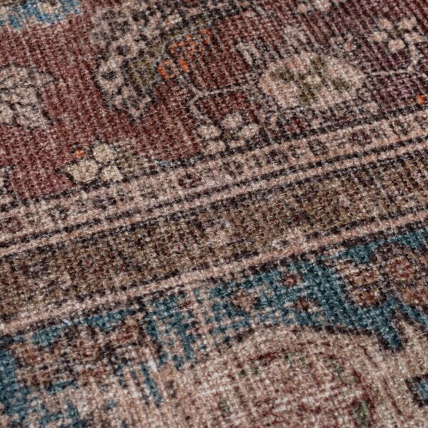 Килим, Cyra Washable Flair Rugs, червен, 115x170 см