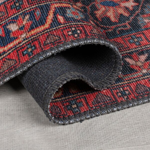 Килим, Medallion Washable Flair Rugs, червен, 115x170 см