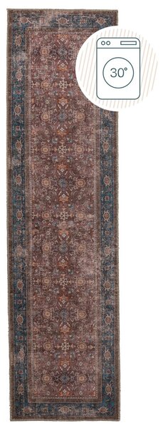 Килим пътека, Cyra Washable Flair Rugs, червен, 60x230 см