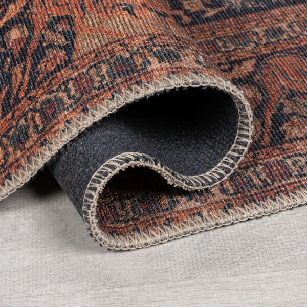 Килим пътека, Nico Global Flair Rugs, червен, 60x230 см