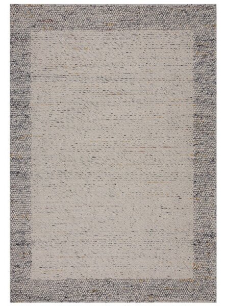 Вълнен граничен килим Bobble Blue 120X170 cm, Flair Rugs