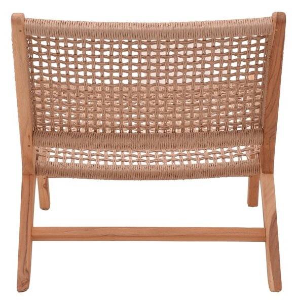 Градински фотьойл Beatrice Boho Pako World Natural 65x78x68 cm