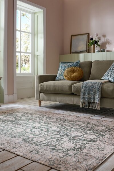 Килим, Beau Floral Flair Rugs, зелен, 190x290 см