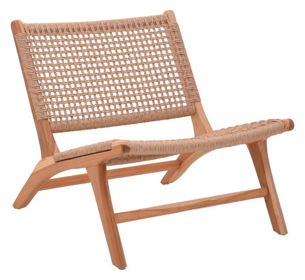 Градински фотьойл Beatrice Boho Pako World Natural 65x78x68 cm