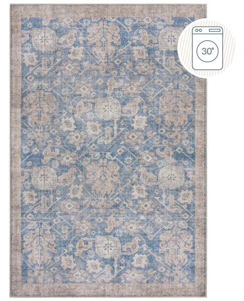 Килим, Orelia Global Flair Rugs, син, 190x290 см
