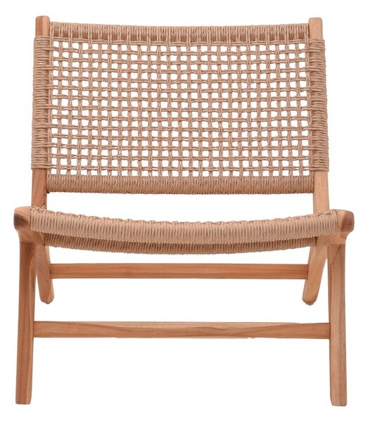 Градински фотьойл Beatrice Boho Pako World Natural 65x78x68 cm