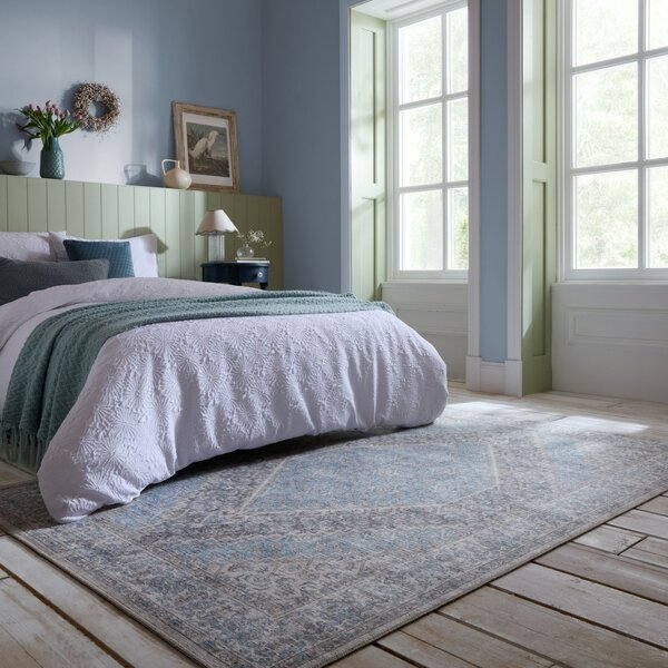Килим, Corin Traditional Flair Rugs, син, 190x290 см