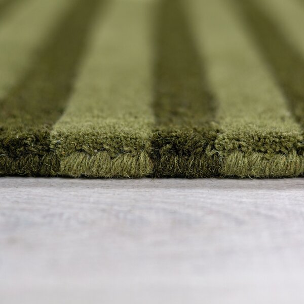 Килим, Conway Retro Shaped Flair Rugs, маслиненозелен, 120x180 см