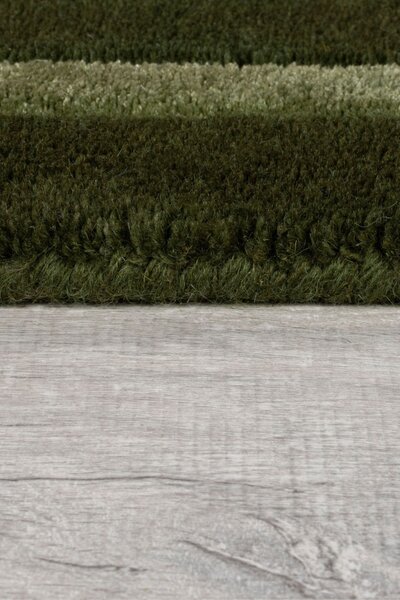 Килим, Gatsby Wool Flair Rugs, маслиненозелен, 160x230 см