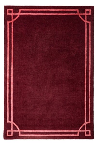 Килим, Gatsby Wool Flair Rugs, бордо, 120x170 см