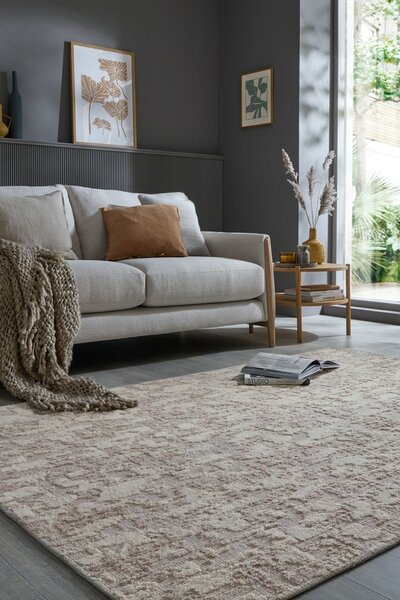 Килим, Connely Washable Flair Rugs, бежов, 116x170 см