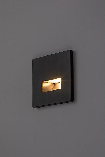 Rabalux 77195 - LED осветително тяло за стълби LUNCA LED/1W/230V 3000/4500/6500K черно