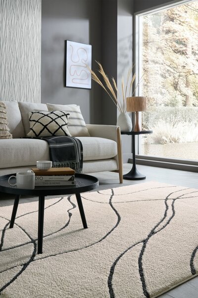 Килим, Flow Flair Rugs, крем, 200x290 см