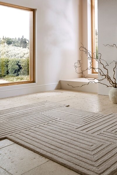 Килим, Zen Rectangles Flair Rugs, натурален, 120x170 см