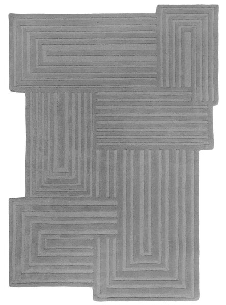Килим, Zen Rectangles Flair Rugs, тъмно натурален, 160x230 см