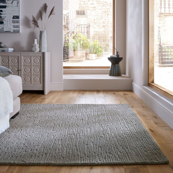 Килим, Harris Boucle Wool Flair Rugs, сив, 160x230 см