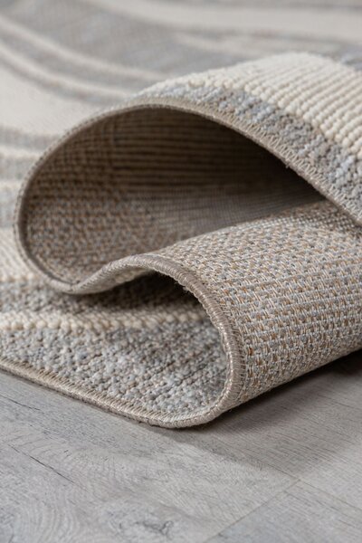 Килим пътека, Calder Washable Flair Rugs, сив, 78x230 см