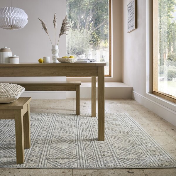 Килим, Lucia Washable Flair Rugs, сив, 194x290 см
