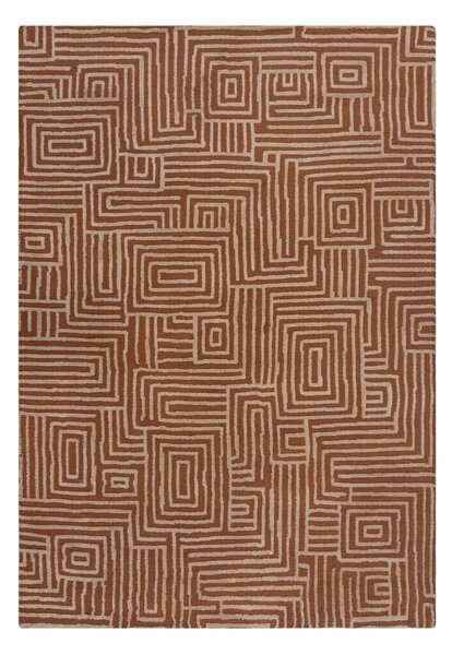 Килим, Kylo Circular Knit Flair Rugs, теракота, 120x170 см
