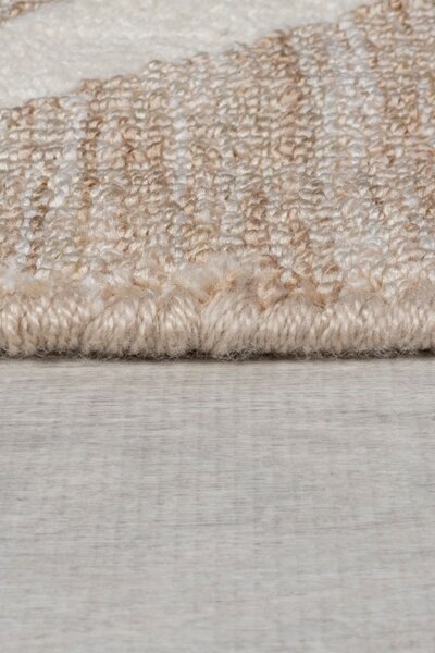 Килим, Micah Circular Knit Flair Rugs, бежов, 160x230 см
