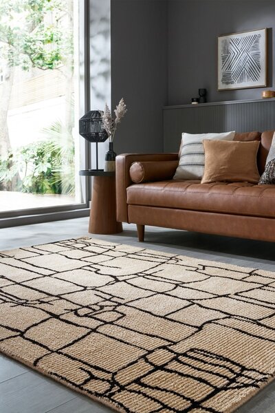 Килим, Theo Circular Knit Flair Rugs, крем, 160x230 см