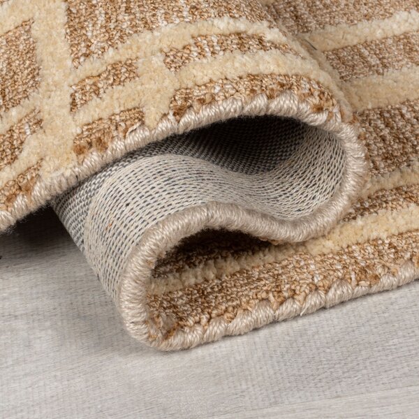Килим, Elliot Circular Knit Flair Rugs, бежов, 160x230 см