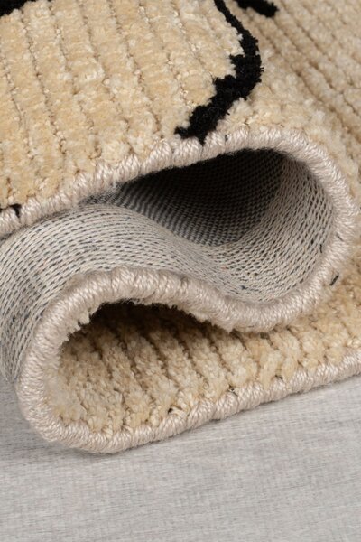 Килим пътека, Theo Circular Knit Flair Rugs, крем, 80x300 см