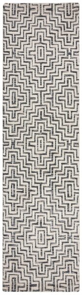 Килим пътека, Rhett Circular Knit Flair Rugs, сив, 80x300 см
