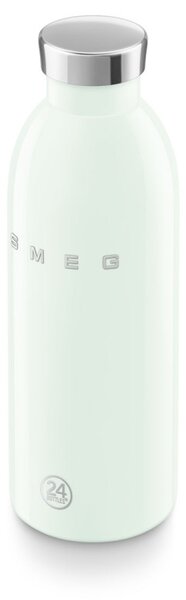 Термо бутилка SMEG Clima 50's Style WBF01PG, 500 мл, Херметично затваряне, Двустенна, Неръждаема стомана 18/8, Зелен