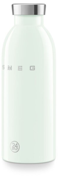 Термо бутилка SMEG Clima 50's Style WBF01PG, 500 мл, Херметично затваряне, Двустенна, Неръждаема стомана 18/8, Зелен