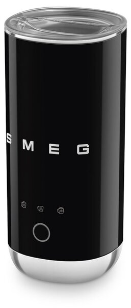 Уред за разпенване на мляко Smeg MFF02BLEU 50's Style, 500W, 60 мл, Черен