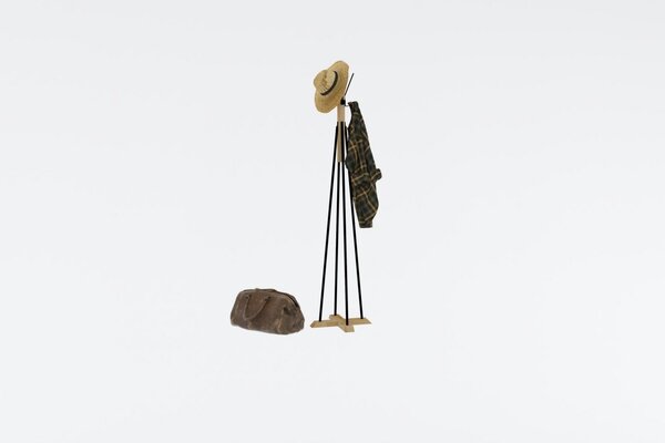 Дъбова закачалка Foley 41x160 cm
