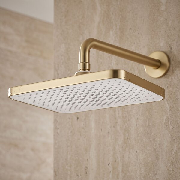Правоъгълна душ пита REA JS-032 Brushed Gold