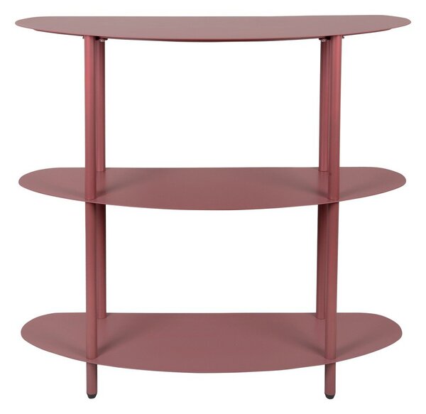 Бордо метален стелаж 90x82x28 cm Riqueza – Leitmotiv