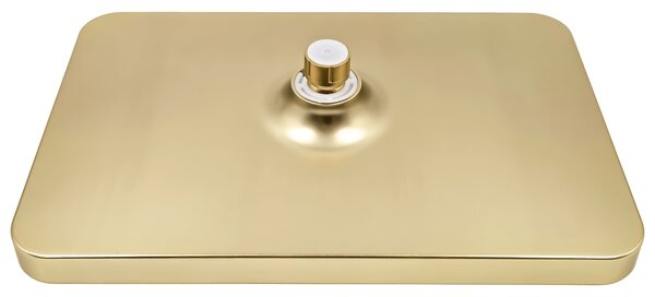 Правоъгълна душ пита REA JS-032 Brushed Gold