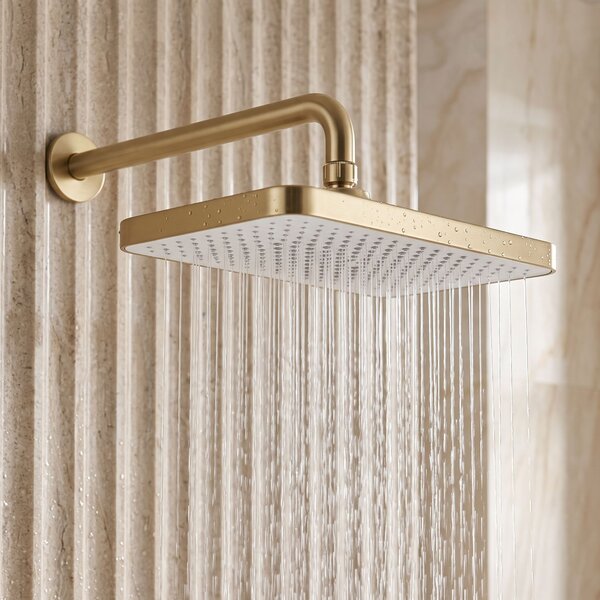 Правоъгълна душ пита REA JS-032 Brushed Gold