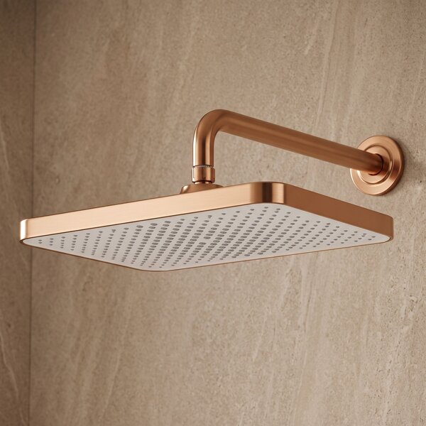 Правоъгълна душ пита REA JS-032 Brushed Copper