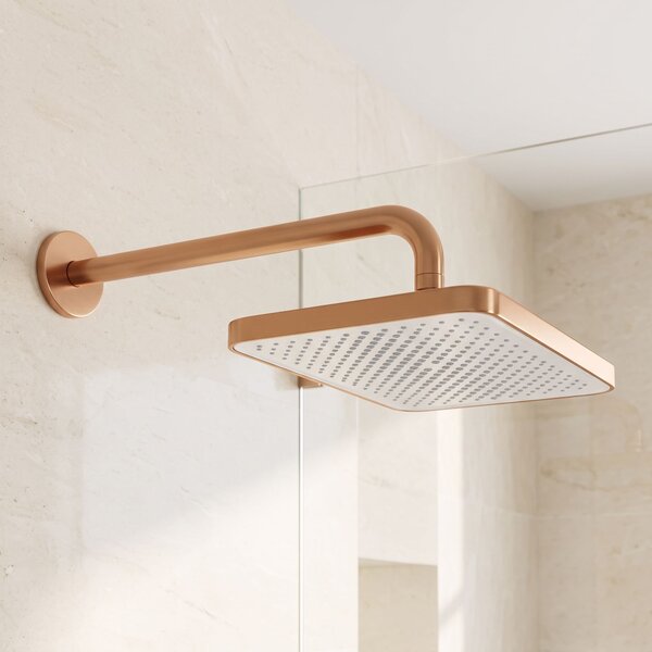 Правоъгълна душ пита REA JS-032 Brushed Copper