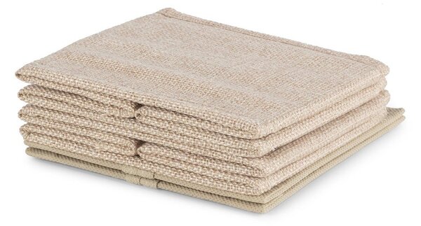 Бежови текстилни кутии за съхранение в комплект 2 бр. 14x12x12 cm Sandy – Compactor