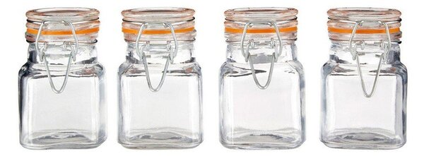 Комплект от 4 стъклени съда за подправки , 90 ml - Premier Housewares