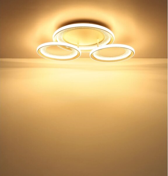 Globo 48064-40S - LED плафон GLITRA LED/40W/230V 3000K 60,5x62,5 cm
