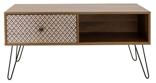 Set dormitor studenti canapea, comoda TV si masuta de cafea, 3 buc, Travis Boho, Antracit, 175x83x74 cm