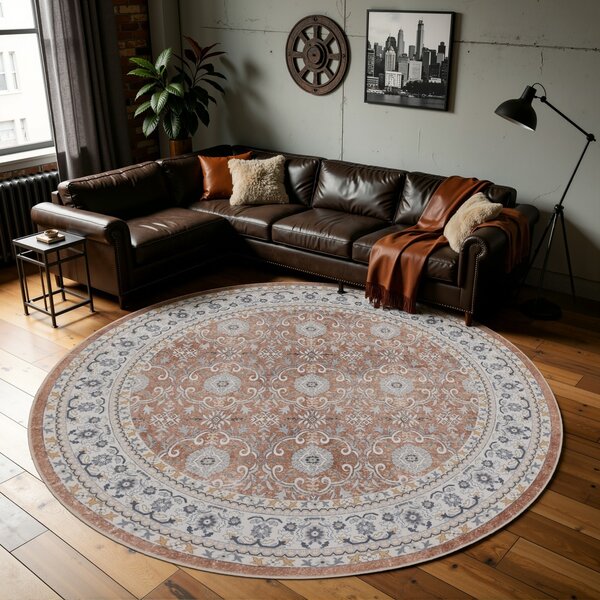 Кръгъл килим INKA V5 Terra 120x120 см