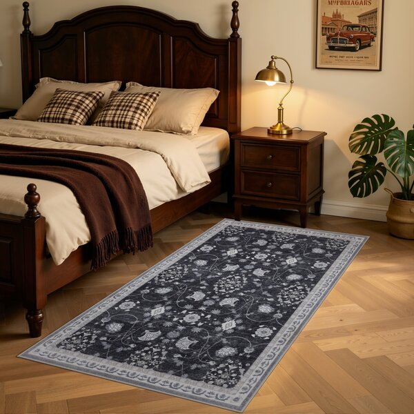 Килим Traversa INKA V6, черен, 80x150 см
